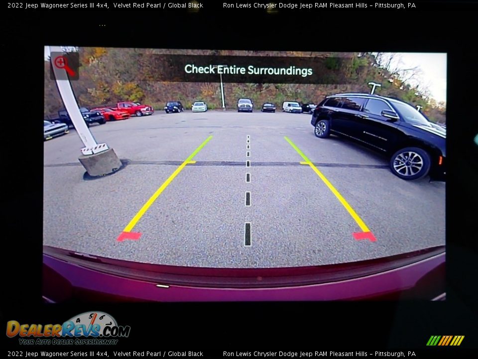 2022 Jeep Wagoneer Series III 4x4 Velvet Red Pearl / Global Black Photo #19