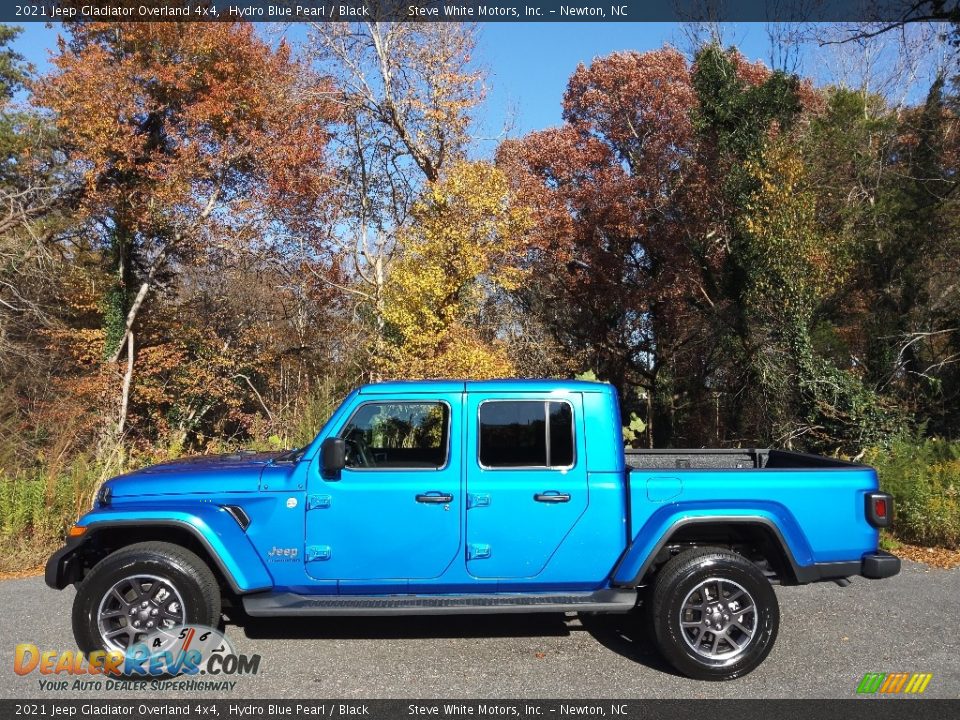 2021 Jeep Gladiator Overland 4x4 Hydro Blue Pearl / Black Photo #1