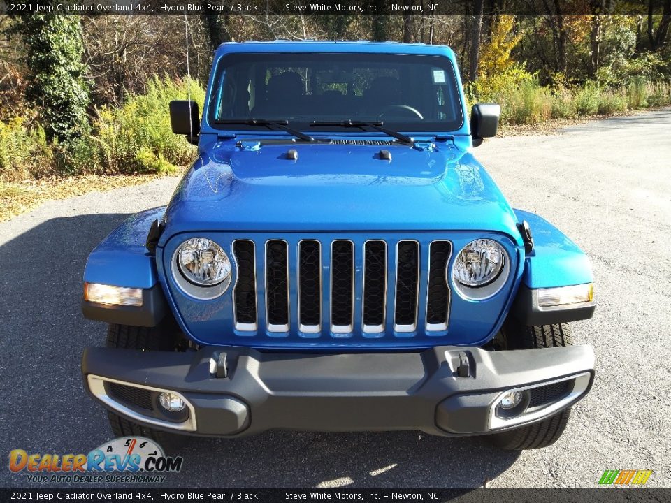 2021 Jeep Gladiator Overland 4x4 Hydro Blue Pearl / Black Photo #3