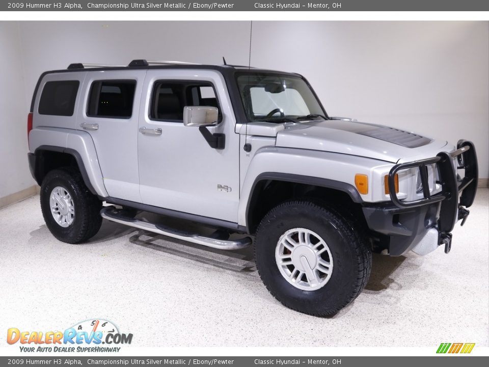 2009 Hummer H3 Alpha Championship Ultra Silver Metallic / Ebony/Pewter Photo #1