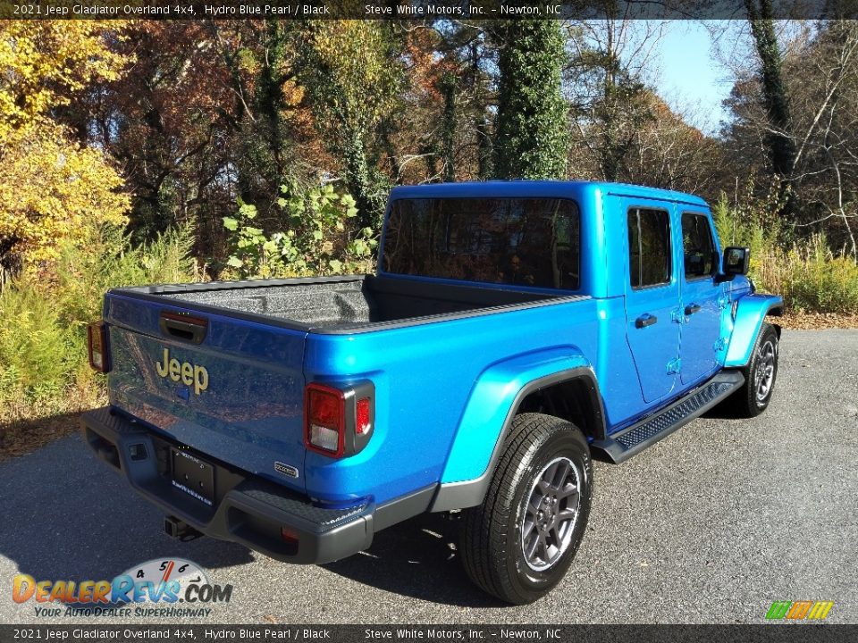 2021 Jeep Gladiator Overland 4x4 Hydro Blue Pearl / Black Photo #6