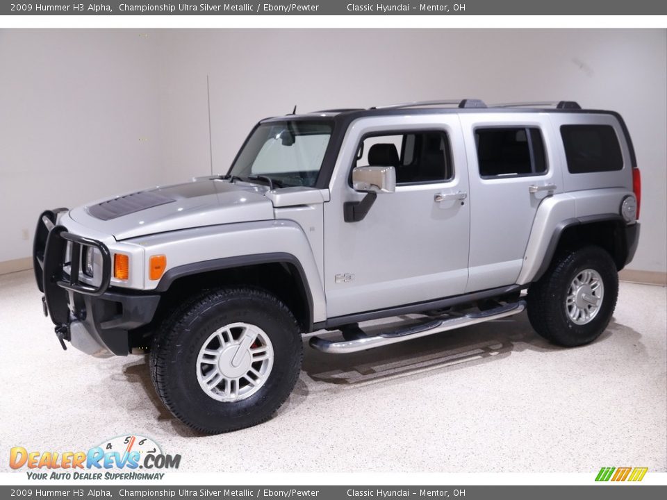 2009 Hummer H3 Alpha Championship Ultra Silver Metallic / Ebony/Pewter Photo #3