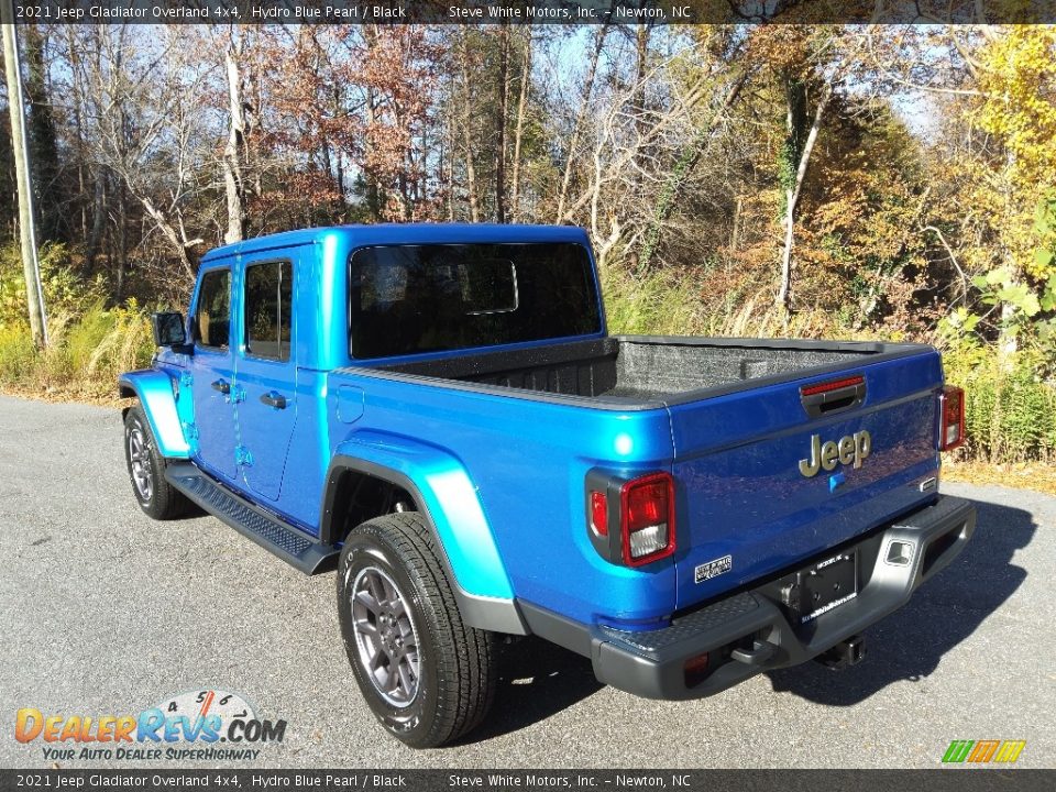 2021 Jeep Gladiator Overland 4x4 Hydro Blue Pearl / Black Photo #9