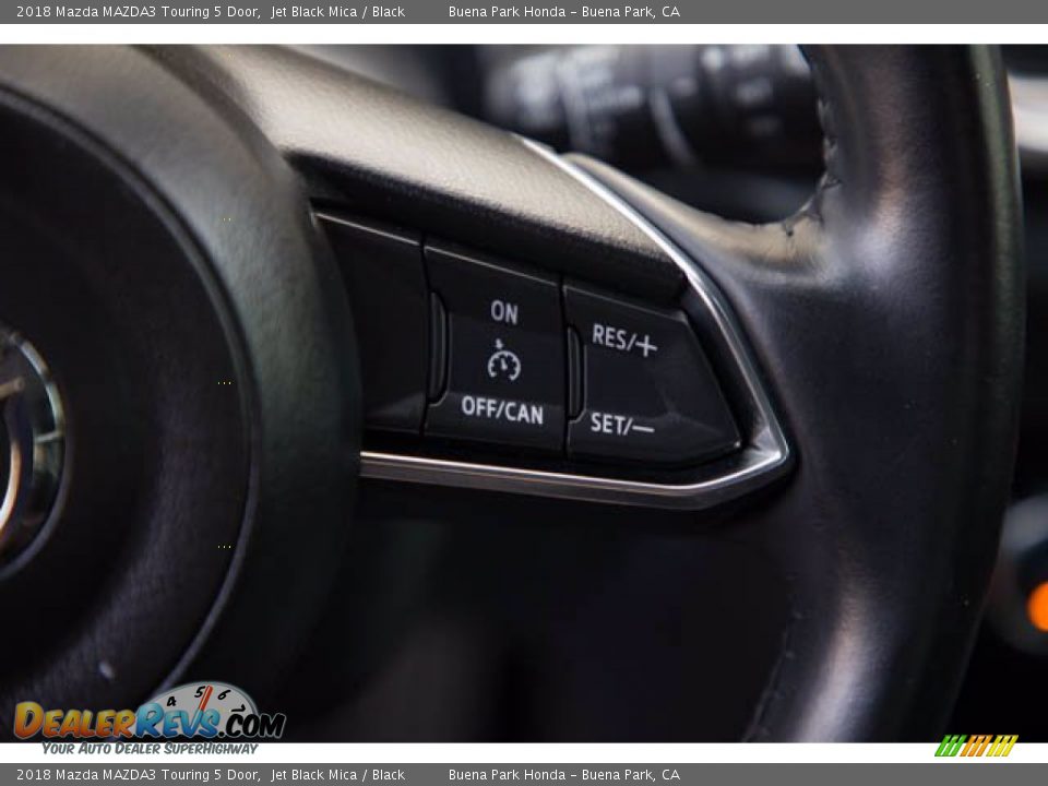 2018 Mazda MAZDA3 Touring 5 Door Jet Black Mica / Black Photo #15
