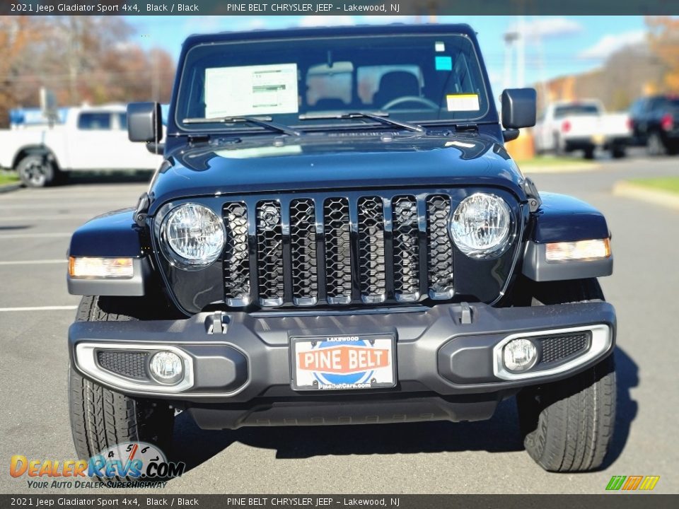 2021 Jeep Gladiator Sport 4x4 Black / Black Photo #6