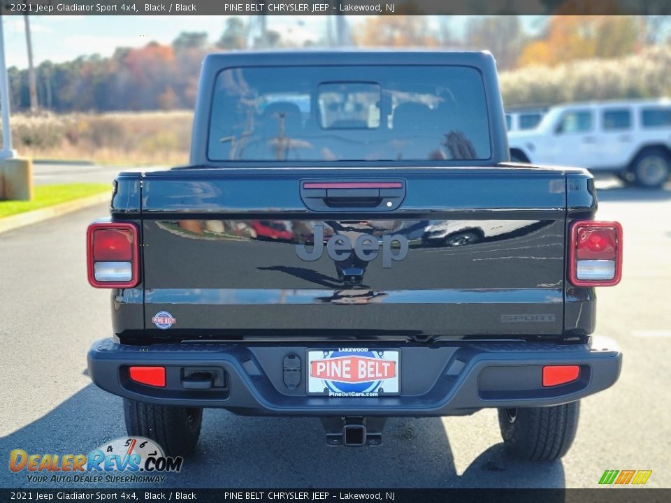 2021 Jeep Gladiator Sport 4x4 Black / Black Photo #9