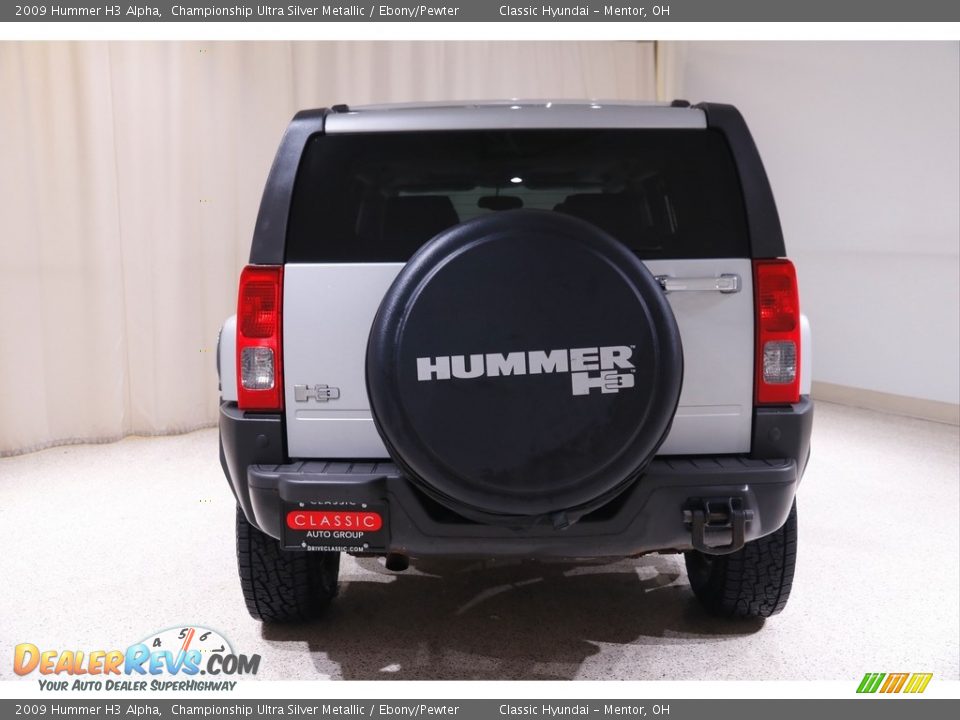 2009 Hummer H3 Alpha Championship Ultra Silver Metallic / Ebony/Pewter Photo #16