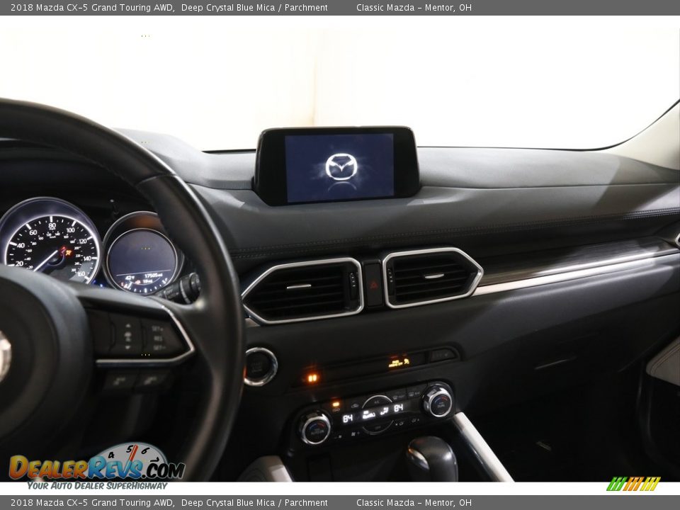 2018 Mazda CX-5 Grand Touring AWD Deep Crystal Blue Mica / Parchment Photo #9