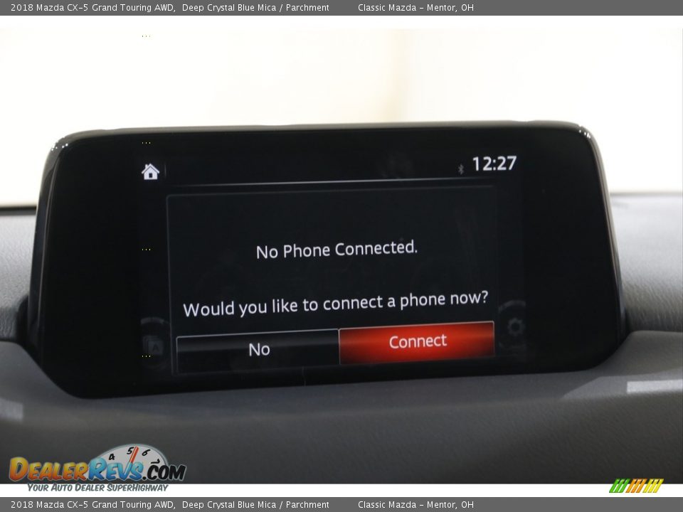 2018 Mazda CX-5 Grand Touring AWD Deep Crystal Blue Mica / Parchment Photo #11