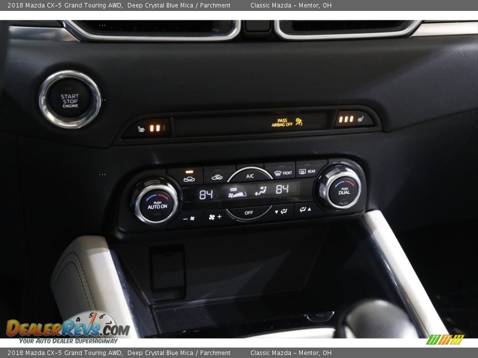 2018 Mazda CX-5 Grand Touring AWD Deep Crystal Blue Mica / Parchment Photo #13