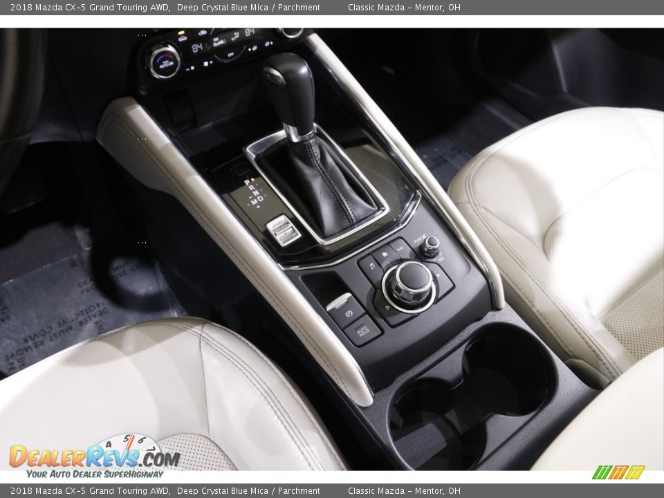 2018 Mazda CX-5 Grand Touring AWD Deep Crystal Blue Mica / Parchment Photo #14