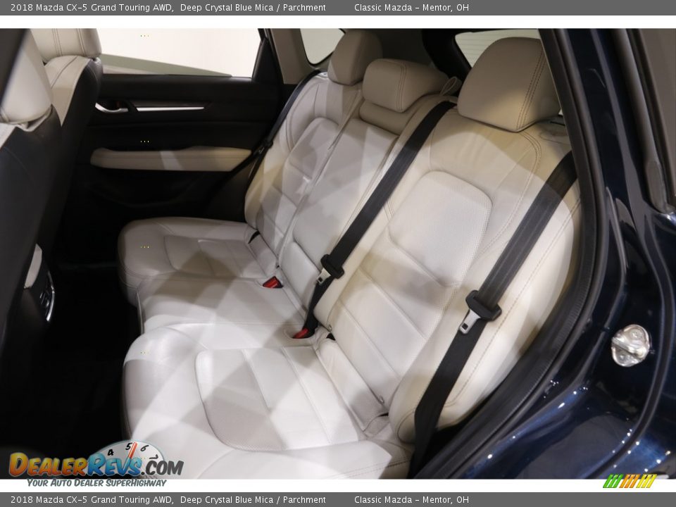 2018 Mazda CX-5 Grand Touring AWD Deep Crystal Blue Mica / Parchment Photo #17