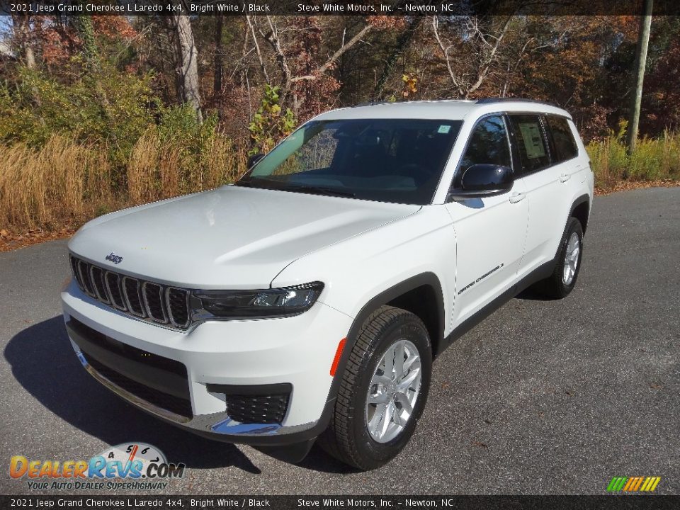 2021 Jeep Grand Cherokee L Laredo 4x4 Bright White / Black Photo #2