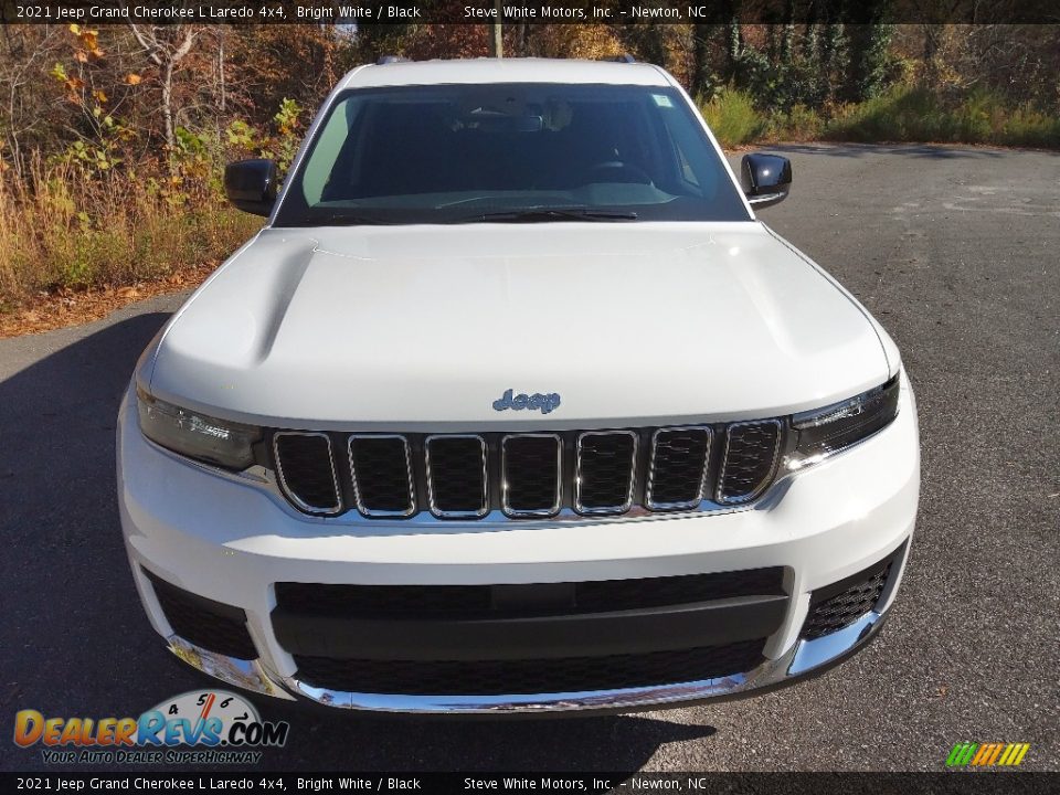 2021 Jeep Grand Cherokee L Laredo 4x4 Bright White / Black Photo #3