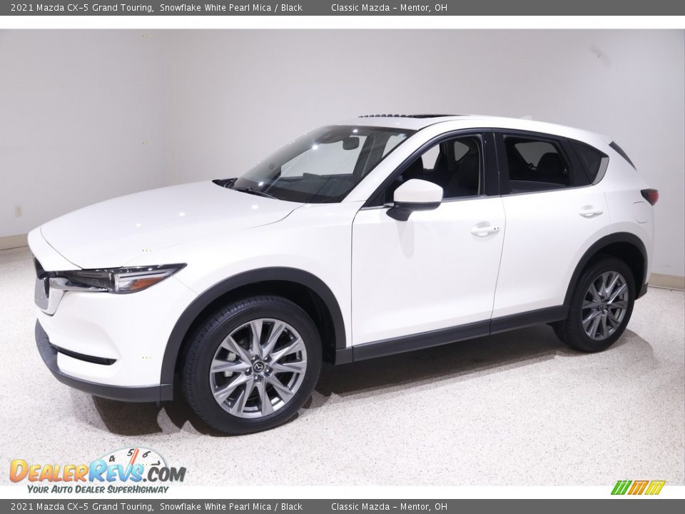 2021 Mazda CX-5 Grand Touring Snowflake White Pearl Mica / Black Photo #3