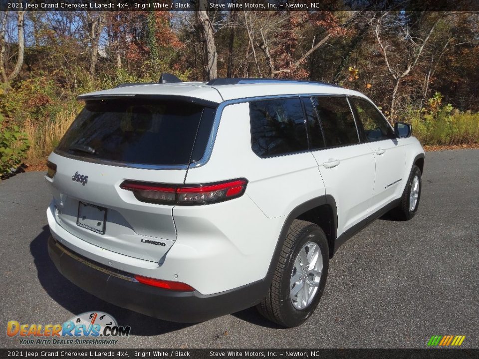 2021 Jeep Grand Cherokee L Laredo 4x4 Bright White / Black Photo #6