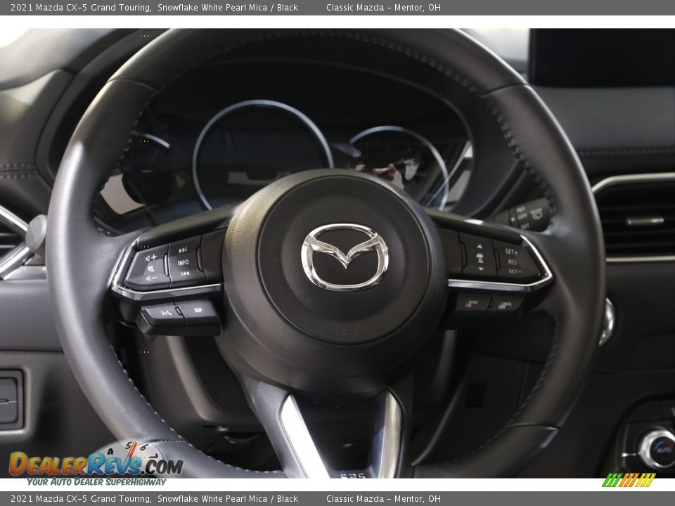 2021 Mazda CX-5 Grand Touring Snowflake White Pearl Mica / Black Photo #7