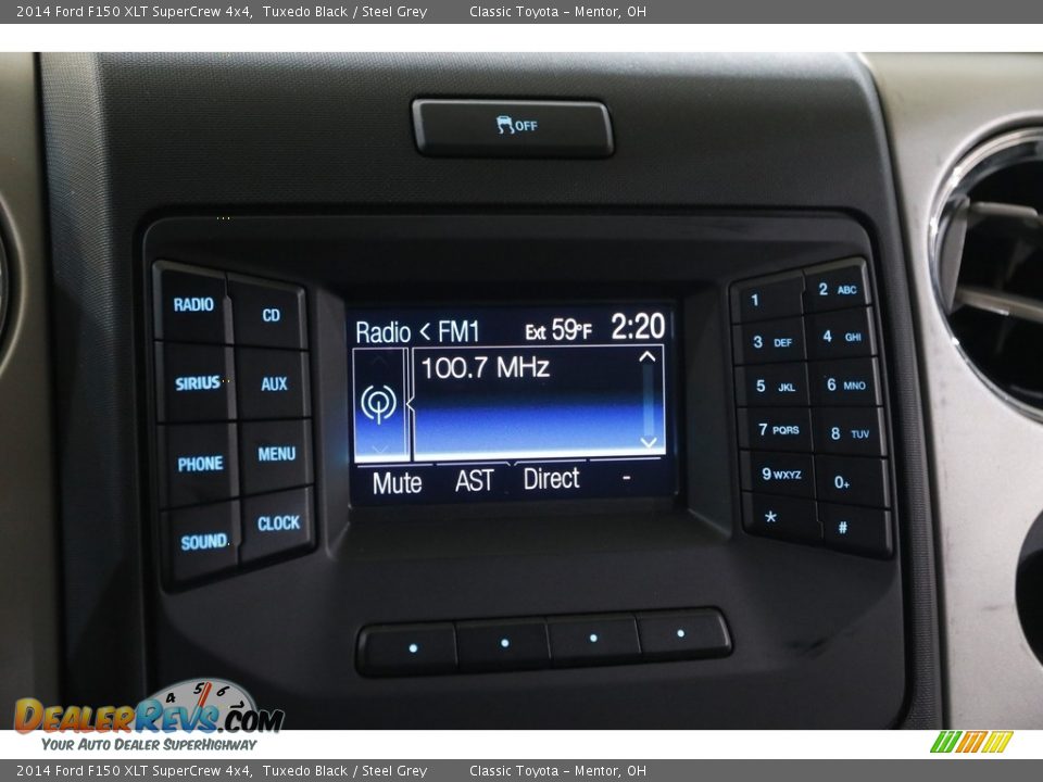 2014 Ford F150 XLT SuperCrew 4x4 Tuxedo Black / Steel Grey Photo #11