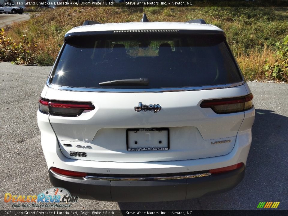 2021 Jeep Grand Cherokee L Laredo 4x4 Bright White / Black Photo #7