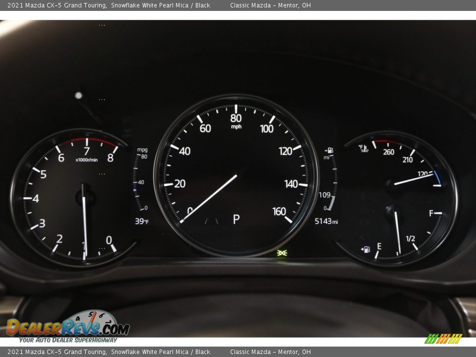 2021 Mazda CX-5 Grand Touring Snowflake White Pearl Mica / Black Photo #8
