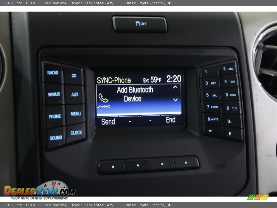 2014 Ford F150 XLT SuperCrew 4x4 Tuxedo Black / Steel Grey Photo #12