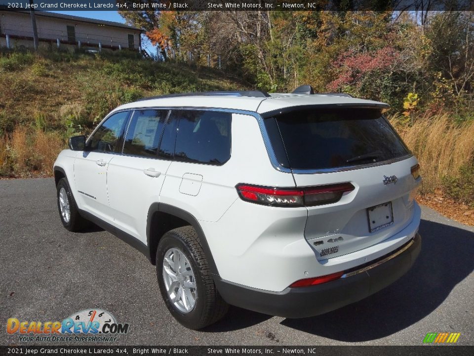 2021 Jeep Grand Cherokee L Laredo 4x4 Bright White / Black Photo #8