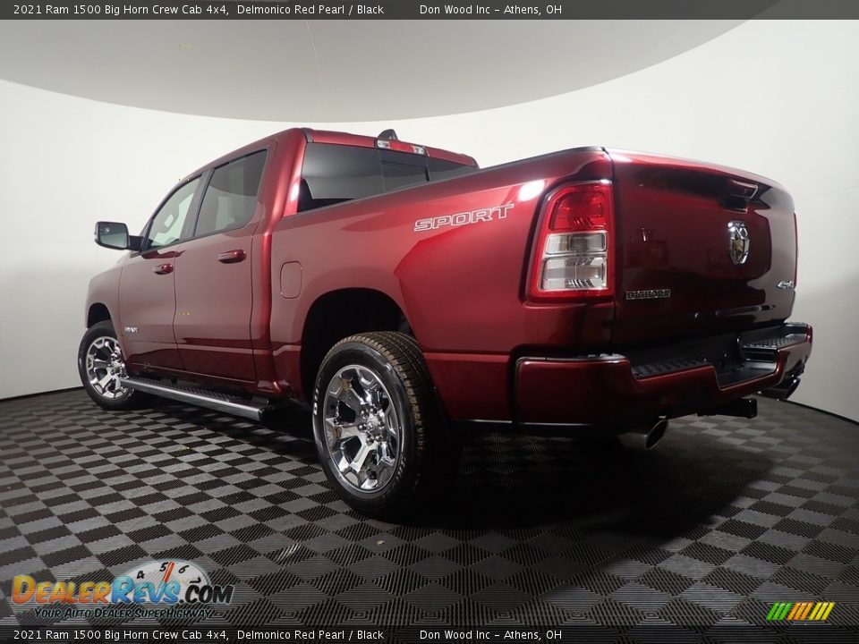 2021 Ram 1500 Big Horn Crew Cab 4x4 Delmonico Red Pearl / Black Photo #12