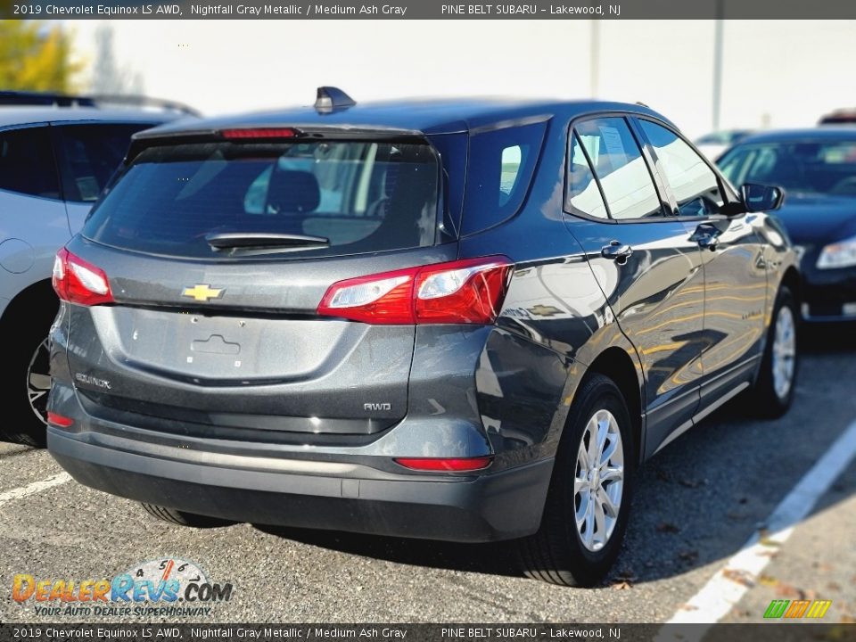 2019 Chevrolet Equinox LS AWD Nightfall Gray Metallic / Medium Ash Gray Photo #3