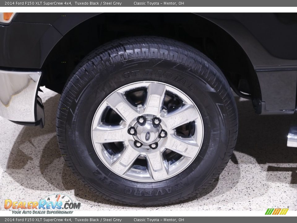 2014 Ford F150 XLT SuperCrew 4x4 Tuxedo Black / Steel Grey Photo #21