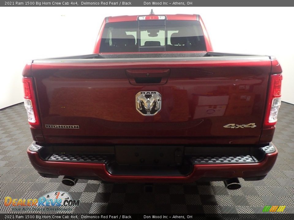 2021 Ram 1500 Big Horn Crew Cab 4x4 Delmonico Red Pearl / Black Photo #14