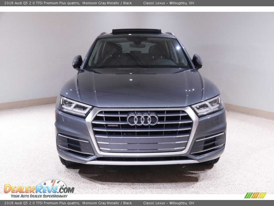 2018 Audi Q5 2.0 TFSI Premium Plus quattro Monsoon Gray Metallic / Black Photo #2