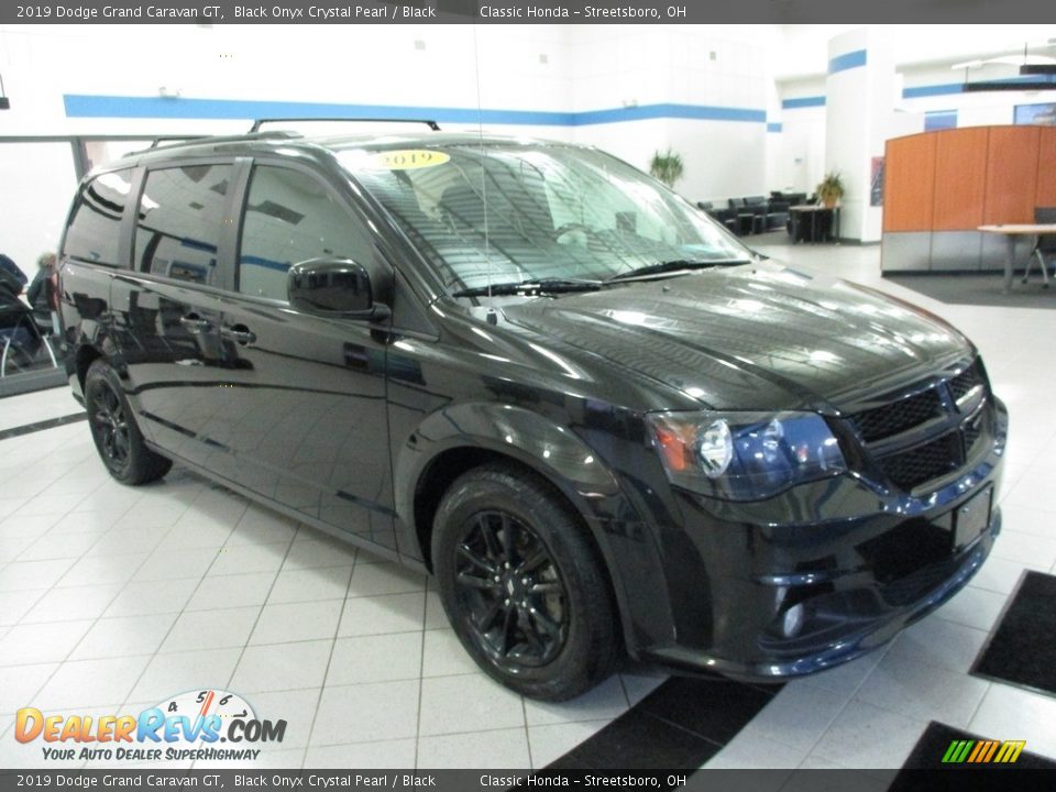 2019 Dodge Grand Caravan GT Black Onyx Crystal Pearl / Black Photo #3