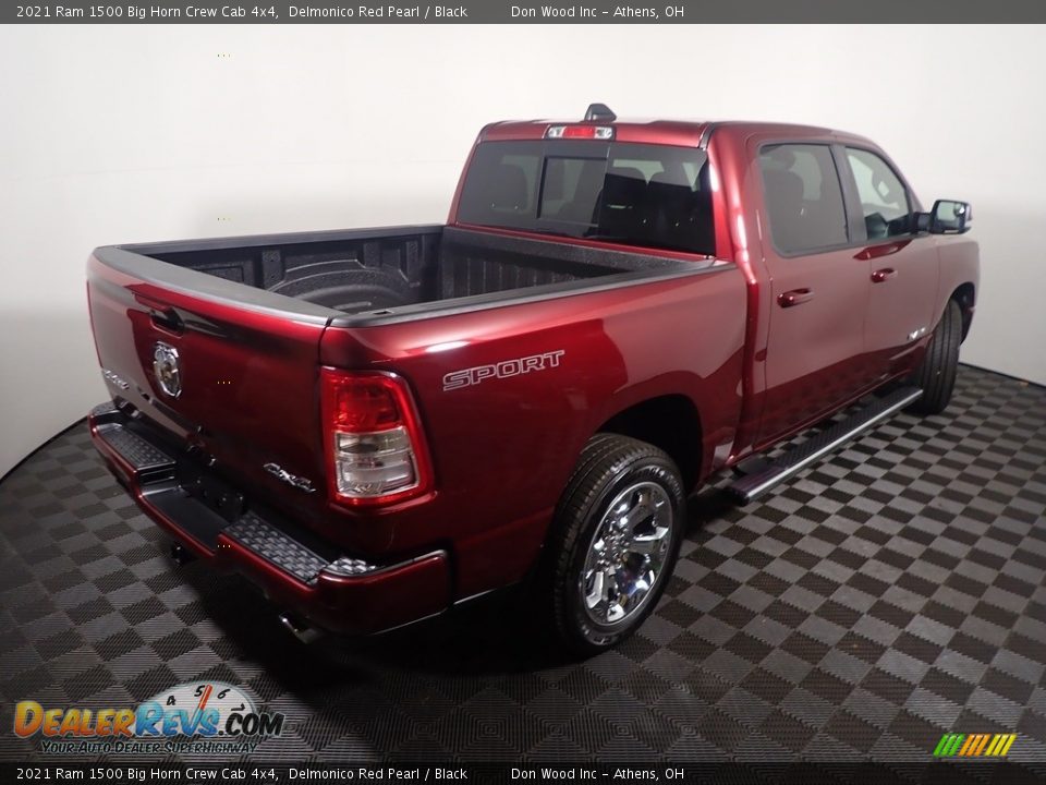 2021 Ram 1500 Big Horn Crew Cab 4x4 Delmonico Red Pearl / Black Photo #17