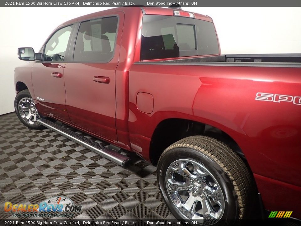 2021 Ram 1500 Big Horn Crew Cab 4x4 Delmonico Red Pearl / Black Photo #18