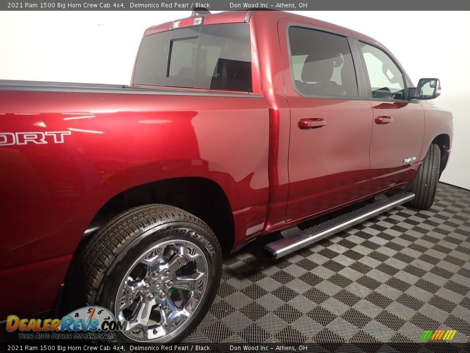 2021 Ram 1500 Big Horn Crew Cab 4x4 Delmonico Red Pearl / Black Photo #19