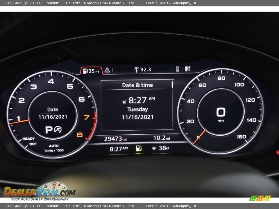 2018 Audi Q5 2.0 TFSI Premium Plus quattro Gauges Photo #8