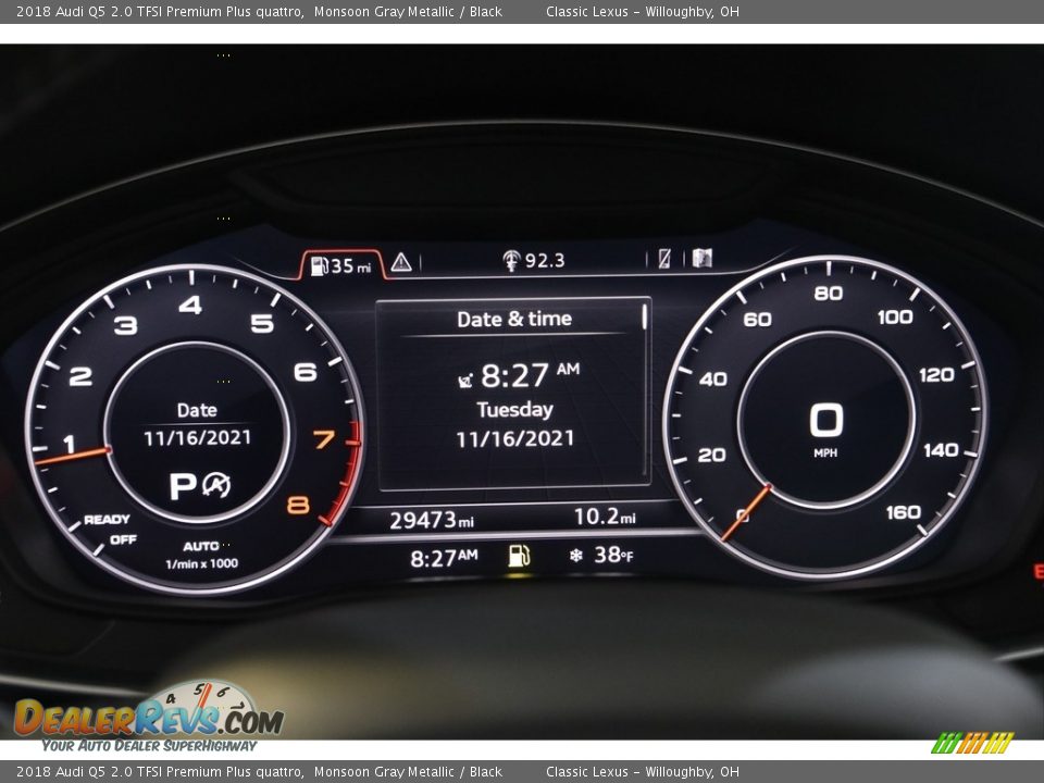 2018 Audi Q5 2.0 TFSI Premium Plus quattro Gauges Photo #8