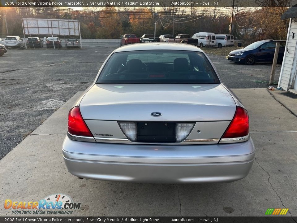 2008 Ford Crown Victoria Police Interceptor Silver Grey Metallic / Medium Light Stone Photo #5