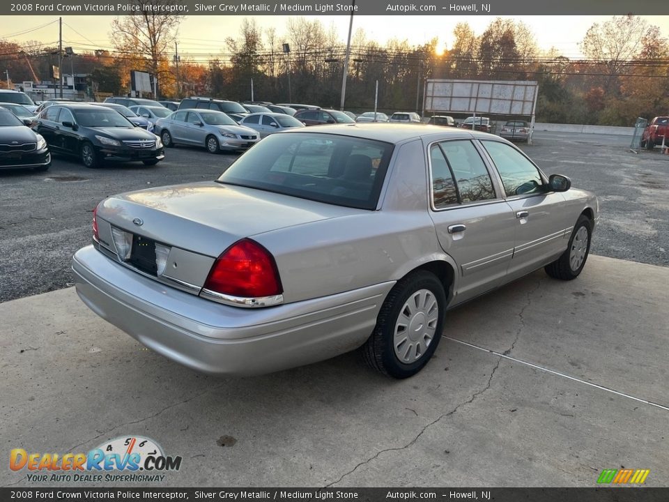 2008 Ford Crown Victoria Police Interceptor Silver Grey Metallic / Medium Light Stone Photo #6