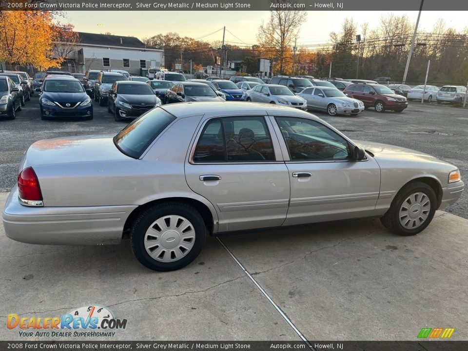 2008 Ford Crown Victoria Police Interceptor Silver Grey Metallic / Medium Light Stone Photo #7