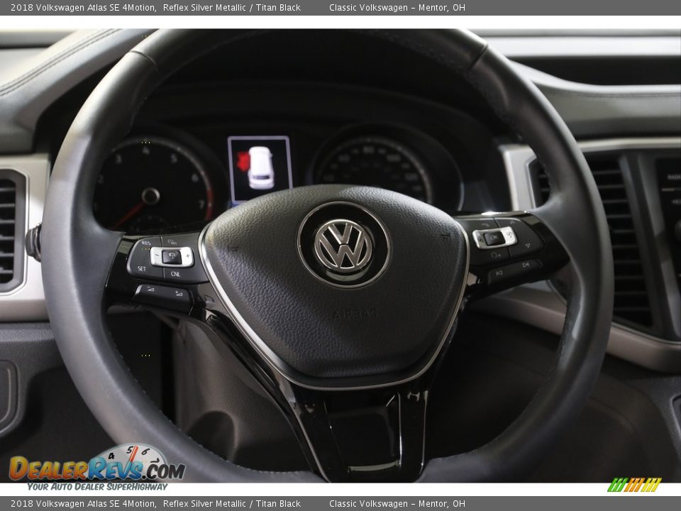 2018 Volkswagen Atlas SE 4Motion Reflex Silver Metallic / Titan Black Photo #7