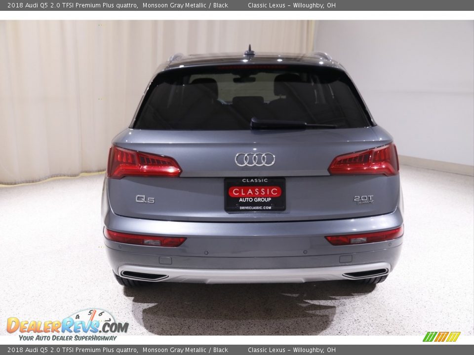 2018 Audi Q5 2.0 TFSI Premium Plus quattro Monsoon Gray Metallic / Black Photo #21