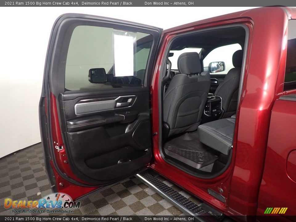 2021 Ram 1500 Big Horn Crew Cab 4x4 Delmonico Red Pearl / Black Photo #35