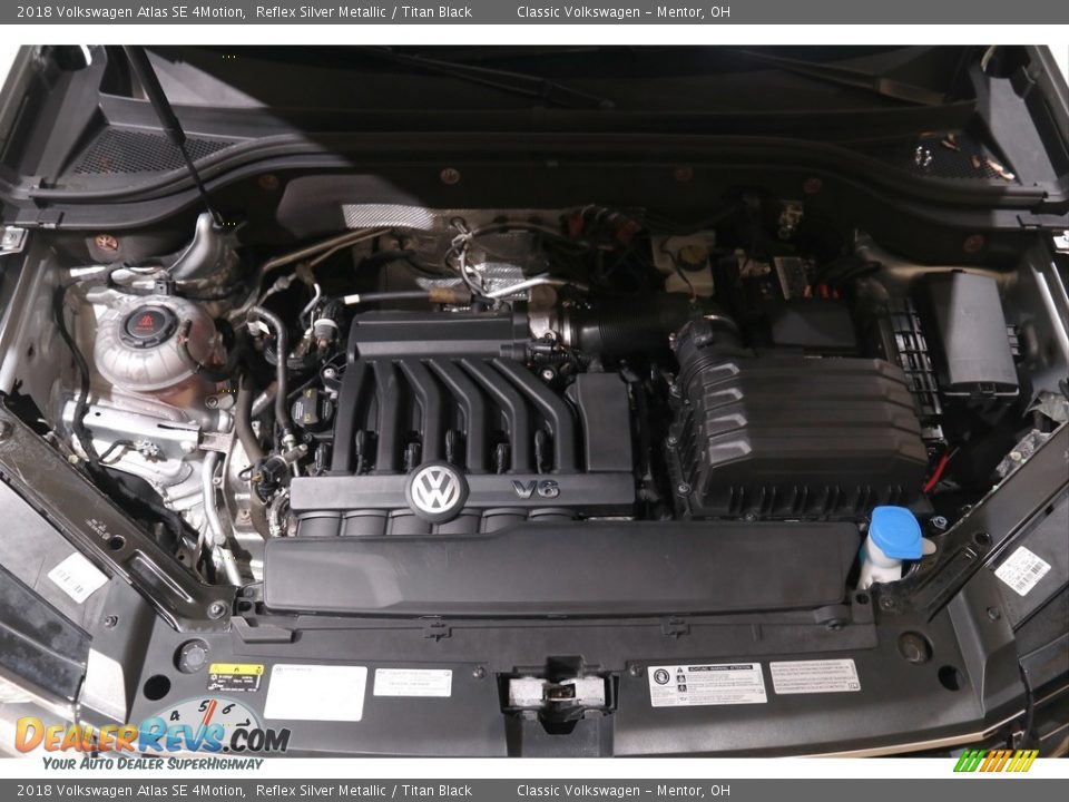 2018 Volkswagen Atlas SE 4Motion Reflex Silver Metallic / Titan Black Photo #20
