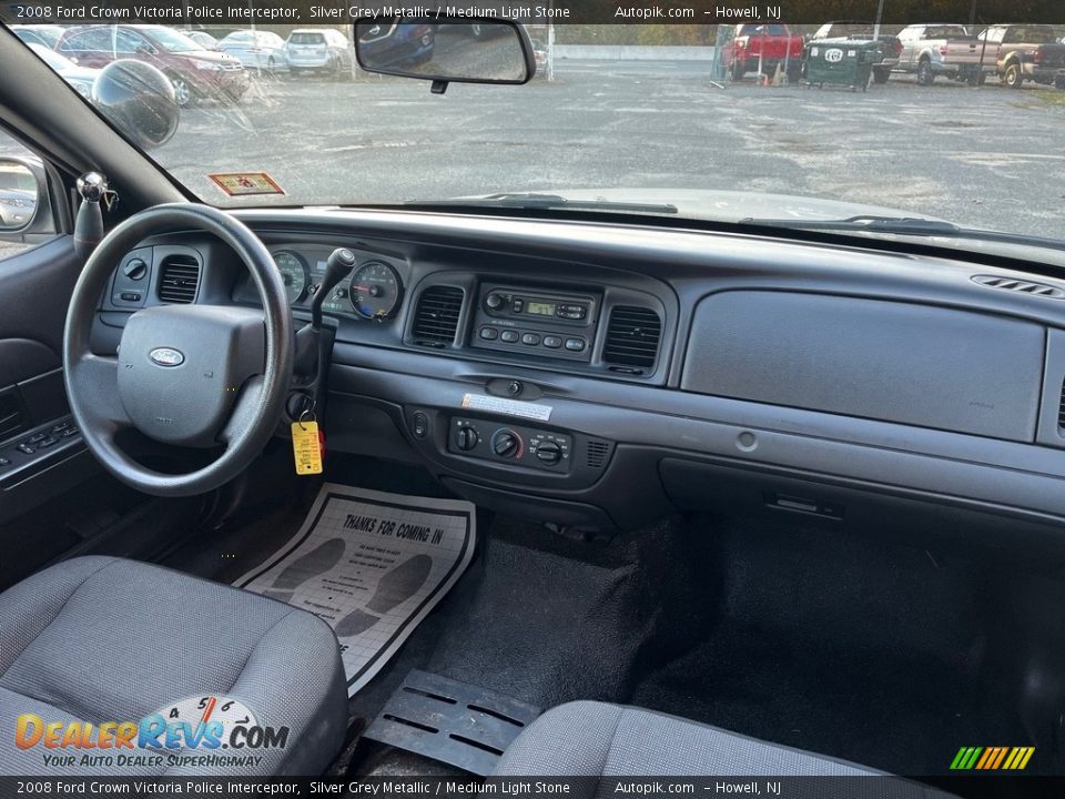 2008 Ford Crown Victoria Police Interceptor Silver Grey Metallic / Medium Light Stone Photo #18