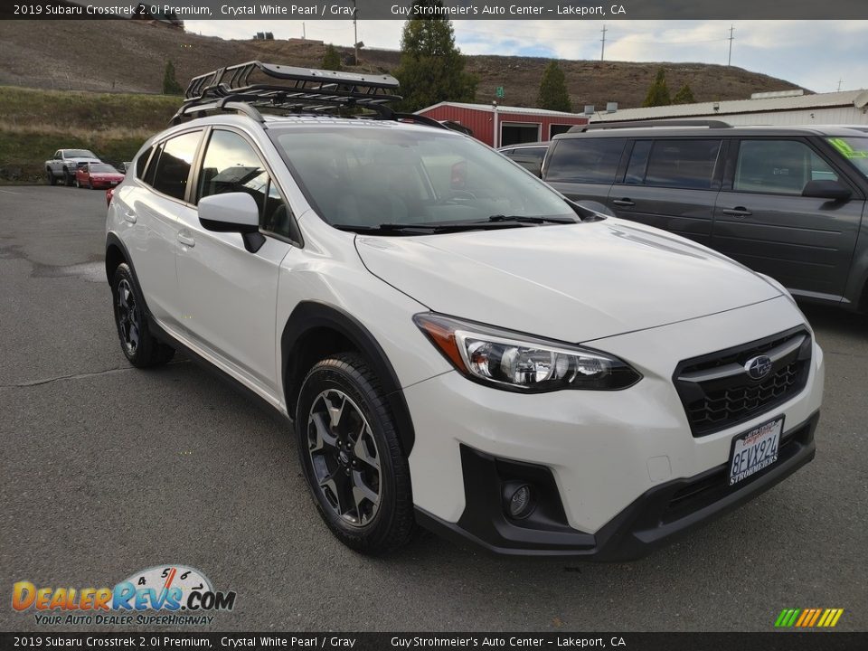 2019 Subaru Crosstrek 2.0i Premium Crystal White Pearl / Gray Photo #1