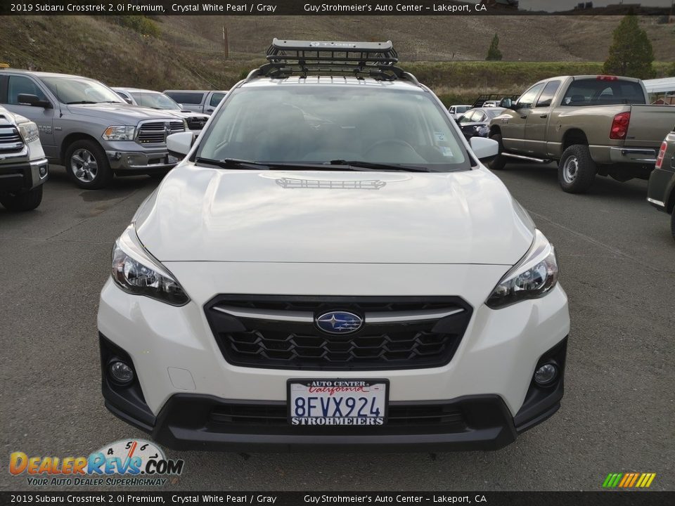 2019 Subaru Crosstrek 2.0i Premium Crystal White Pearl / Gray Photo #2