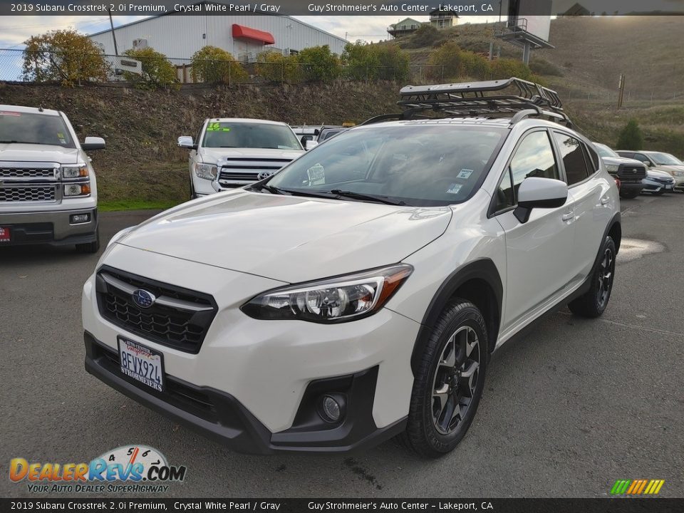 2019 Subaru Crosstrek 2.0i Premium Crystal White Pearl / Gray Photo #3