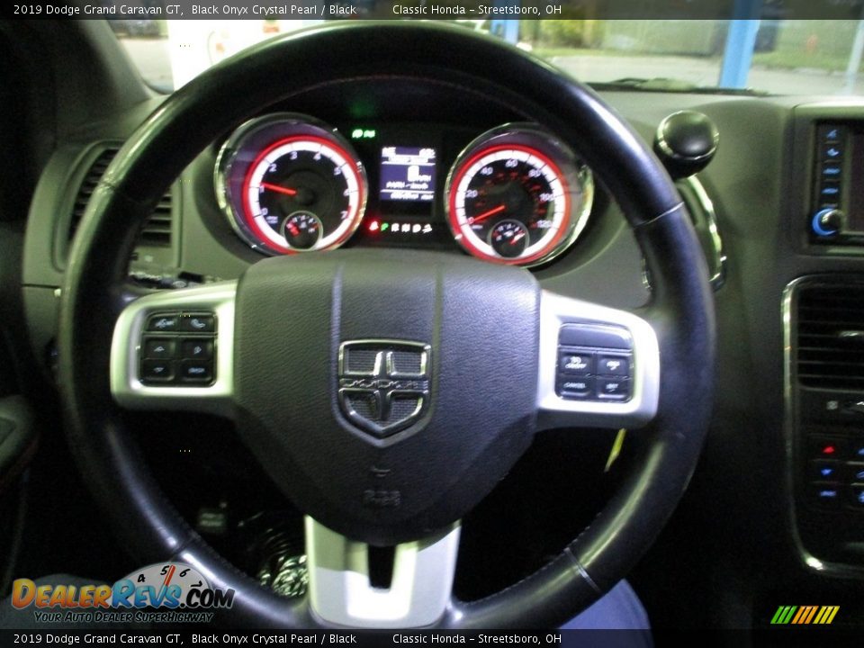 2019 Dodge Grand Caravan GT Black Onyx Crystal Pearl / Black Photo #28