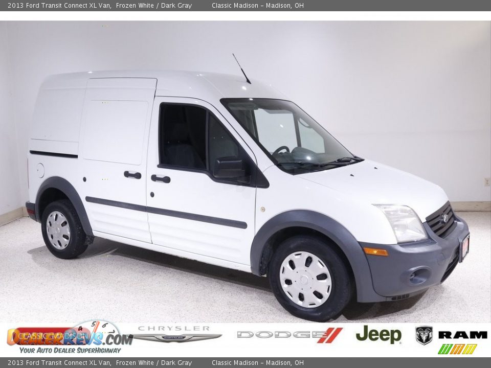 2013 Ford Transit Connect XL Van Frozen White / Dark Gray Photo #1